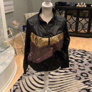 Material girl pull over lightweight shirt